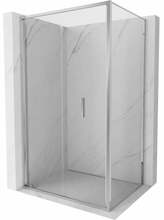 Dušikabiin Mexen Exo 816-090-075-01-00, ristkülik, aluseta, 90 x 75 x 200 cm, transparent/chrome