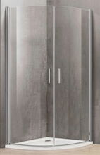 Dušikabiin P2222, 80 x 80 x 1950 mm, hall, ilma aluspõhjata