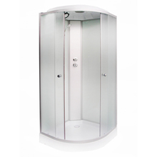 Dušikabiin Euroliux SO44-6, 900 x 900 x 2150 mm, valge