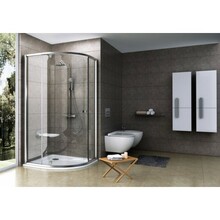 Dušikabiin Ravak Pivot PSKK3-100, 100 x 100 x 190 cm, satinas + klaas transparent