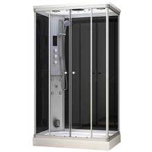 Auruduššikabiin Amue AMUE-AR1280-1L, must, 120 x 80 cm
