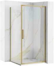 Dušikabiin Rea Rapid Swing, ristkülik, aluseta, 100 x 90 x 195 cm, Brushed Gold