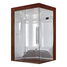 Aurusaun AMUE-202ST-W, vasak, 150 x 135 x 217 cm, kahekohaline