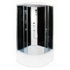 Dušikabiin Euroliux R8804B, 900 x 900 x 2150 mm, hall/must