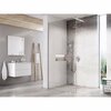 Dušikabiin Ravak Walk-In Wall Set, seinale paigaldatav, 80 x 200 cm, kroom, läbipaistev klaas