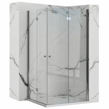 Dušikabiin Rea Fold N2, nurgaga, aluseta, 100 x 80 x 190 cm