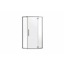 Dušikabiin Masterjero K76 K765BB, viisnurkne, 900 x 900 x 1950 mm, must matt