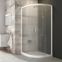 Pusapõhine dušikabiin Ravak Blix BLCP4-90, 90 x 90 x 190 cm, valge + klaas Grape