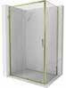 Dušikabiin Mexen Exo 8151-105-100-50-00, ristkülik, aluseta, 105 x 100 x 200 cm, transparent/gold