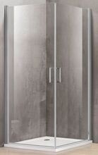 Dušikabiin Euroliux P1222, 90 x 90 x 1950 mm, läbipaistev, ilma aluset