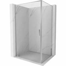 Dušikabiin Mexen Exo, ristkülik, aluseta, 75 x 70 x 200 cm, transparent/chrome