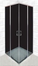Dušikabiin EUROLIUX A1142, 90 x 100 x 1950 mm, hall, aluseta