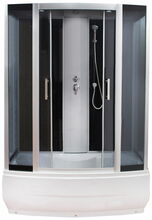 Dušikabiin Euroliux ELENA2, 1500 x 850 x 2180 mm, must