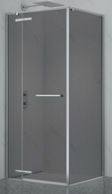 Dušikabiin Euroliux PRESTIGE, 100 x 100 cm, kroom/hall, ilma aluse