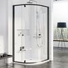 Dušikabiin Ravak Pivot PSKK3-80, must+transparent, 80 cm