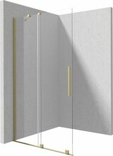 Dušisein Deante Walk-in, liuglev, 80 x 195 cm, kuldne matt