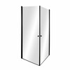 Dušikabiin Brasta Glass Viktorija, 90 x 90 x 1900 mm, must