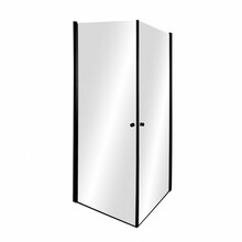 Dušikabiin Brasta Glass Viktorija, 90 x 90 x 1900 mm, must
