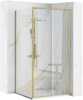 Dušikabiin Rea Rapid Slide, ristkülik, aluseta, 130 x 80 x 195 cm, Brushed Gold
