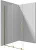 Walk-in liugdušisein Deante Shower wall, 140 x 195 cm, brushed gold
