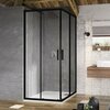 Nurgadušikabiin Ravak Blix Slim BLSRV2-90, must + klaas transparent
