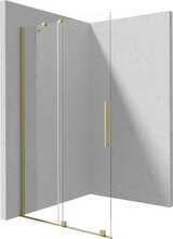 Walk-in liugdušisein Deante Shower wall, 140 x 195 cm, brushed gold
