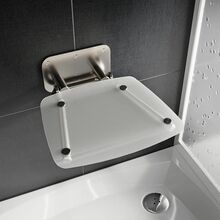 Dušitool Ravak Ovo-B II, 39 cm, läbipaistev/roostevaba teras