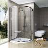 Dušikabiin Ravak Pivot PSKK3-80, poolümar, aluseta, 80 x 80 x 190 cm, valge