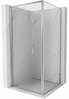 Dušikabiin Mexen Exo 816-085-085-01-00, nelinurkne, aluseta, 85 x 85 x 200 cm, transparent/chrome