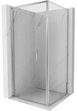 Dušikabiin Mexen Exo 816-085-085-01-00, nelinurkne, aluseta, 85 x 85 x 200 cm, transparent/chrome