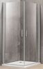 Nurgadušš Euroliux P1222, 80 x 80 x 1950 mm, läbipaistev, aluseta