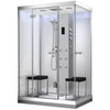 Aurudušikabiin AMUE AMUE-H1400-12, 140 x 100 x 217 cm, valge