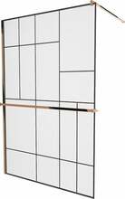 Dušisein Mexen Kioto+ 800-090-121-60-78, 90 x 200 cm, roosa kuld/must muster
