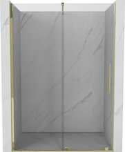 Dušiuksed Mexen Velar 871-110-000-01-50, 110 x 200 cm, kuldne/läbipaistev klaas