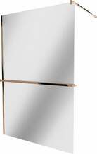 Dušisein Mexen Kioto+ 800-080-121-60-50, 80 x 200 cm, roosa kuld/peegelklaas
