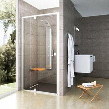 Duššuksed Ravak Pivot PDOP2-120, 120 x 190 cm, valge/läbipaistev klaas