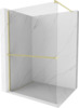 Dušisein Mexen Kioto+ 800-075-121-55-00, 75 x 200 cm, harjatud kuld/läbipaistev klaas