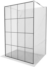 Dušisein Mexen Kioto 800-150-002-01-77, 150 x 200 cm, 8 mm, must muster/kroom/läbipaistev klaas