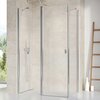 Duššiuksed Ravak Chrome CRV2-120, 120 x 195 cm, satiin/selge klaas