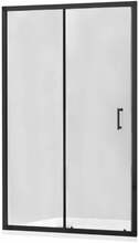 Duššuksed Mexen Apia 845-140-000-70-00, 140 x 190 cm, must/kirgas klaas