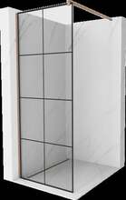 Dušisein Mexen Kioto 800-070-101-60-77, 70 x 200 cm, roosakuld/must muster, 8 mm