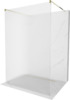 Dušisein Mexen Kioto 800-110-002-50-09, 110 x 200 cm, kuldne/triibuline/läbipaistev klaas