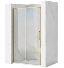 Dušiuksed REA Rapid, 120 x 195 cm, brushed gold/kuldne