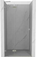 Dušiuks Mexen Lunar, vasak, 80 x 200 cm, transparent/brushed nickel