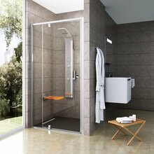 Dušiuksed Ravak Pivot PDOP2-120, 120 x 190 cm, läikiv alumiinium/läbipaistev klaas