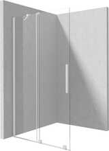 Walk-in lükanddušisein Deante Prizma, 90 x 195 cm, Bianco