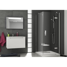 Dušisein Ravak SmartLine SMPS-90 L, 90 x 190 cm, kroom/läbipaistev klaas