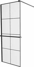 Dušisein Mexen Kioto+ 800-090-121-70-77, 90 x 200 cm, must/selge klaas