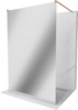 Dušisein Mexen Kioto 800-140-002-65-50, 140 x 200 cm, 8 mm, harjatud vask/peegelklaas