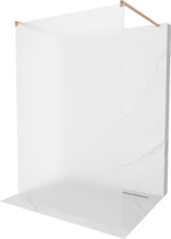 Dušisein Mexen Kioto 800-100-002-65-30, 100 x 200 cm, harjatud vask/8 mm/läbipaistev klaas